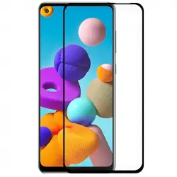 Cool Protector Pantalla Cristal Templado Full 3D Negro para Samsung Galaxy A21s