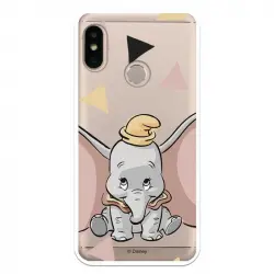 Funda Oficial Disney Dumbo Silueta Transparente Para Xiaomi Mi A2 Lite