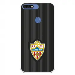 Funda Oficial Ud Almería Fondo Negro Para Huawei Y7 2018