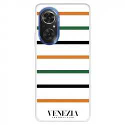 Funda Para Huawei Nova 9 Se Del Venezia Football Club Fondo Blanco Rayas - Licencia Oficial Venezia Football Club