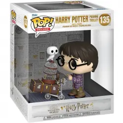 Funko Pop Deluxe Harry Potter Harry Empujando el Carro con Hedwig