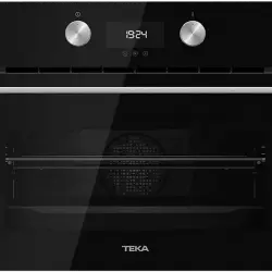 Horno con microondas - Teka HLC 8440, Multifunción, Limpieza por agua, 41 l, 59.5 cm, Touch Control, Negro