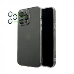 Icoveri Funda Silicona con Protector de Cámara Transparente Compatible con Magsafe para IPhone 13 Pro