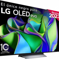 TV OLED 77" - LG OLED77C35LA, 4K, Inteligente α9 4K Gen6, Smart TV, DVB-T2 (H.265), Negro