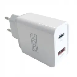 3Go Alimentador de Pared 18W QuickCharge USB Blanco