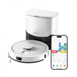 AENO RC4S Robot Aspirador con Base de Autovaciado Blanco