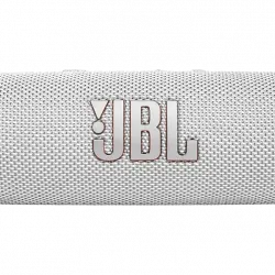 Altavoz inalámbrico - JBL Flip 6, Resistente al agua, RMS 10 W , Bluetooth, Hasta 12 h, Blanco