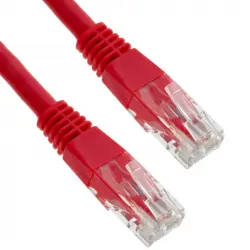 BeMatik Cable de Red UTP RJ45 Cat.6 20m Rojo