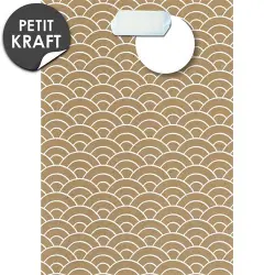 Bolsa de regalo mediana Draeger Kraft Geométrica