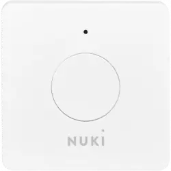 Cerradura electrónica - Nuki Opener White, Abrepuertas, Bluetooth, Controla el interfono, Blanco