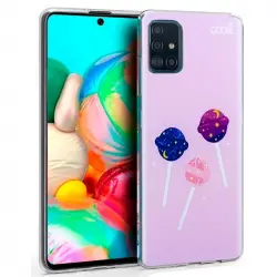 Cool Funda Silicona Dibujos Caramelos para Samsung Galaxy A51