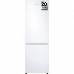 Frigorífico combi - Samsung RB34T600DWW/EF, No Frost, 185.3cm, 344l, SpaceMax™, All-Around Cooling, Blanco