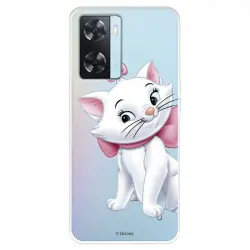 Funda Para Oppo A57s Oficial De Disney Marie Silueta - Los Aristogatos