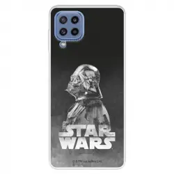 Funda Para Samsung Galaxy M32 Oficial De Star Wars Darth Vader Fondo Negro - Star Wars