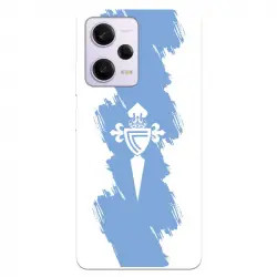 Funda Para Xiaomi Redmi Note 12 Pro 5g Del Rc Celta Escudo Trazo Azul - Licencia Oficial Rc Celta