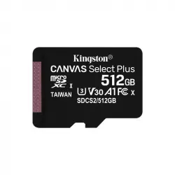 Kingston Canvas Select Plus 512GB MicroSDXC UHS-I U3 V30 Clase 10