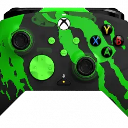 Mando - PDP Xbox Series X Rematch Wired Controller, Para Series, Cable, Glow Jolt Green