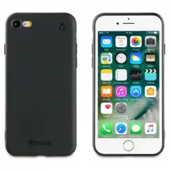 Muvit Funda Recycletek Negra para Apple iPhone SE/8/7