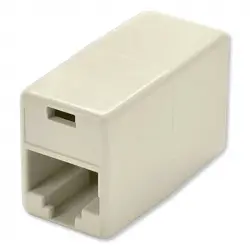 OcioDual Acoplador RJ45 Cat 8/7/6A/6/5E/5 Beige