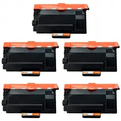 Pccom Essential Brother TN3430/TN3480 Tóner Compatible Negro Pack 5