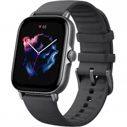 Smartwatch - ‎Amazfit GTS 3, 1.75" UHD AMOLED, 20 mm, 88 119 5 ATM, BT 5.1, 12 días, Negro Grafito