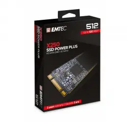 EMTEC - Disco SSD Interno X250 512 GB M.2 SATA III 3D NAND
