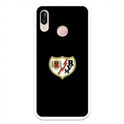 Funda Para Huawei P20 Lite Del Rayo Vallecano Escudo Fondo Negro - Licencia Oficial Rayo Vallecano