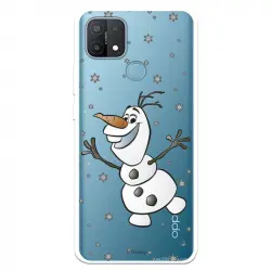 Funda Para Oppo A15 Oficial De Disney Olaf Transparente Frozen