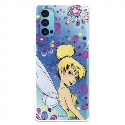 Funda Para Oppo Reno4 5g Oficial De Disney Campanilla Flores - Peter Pan
