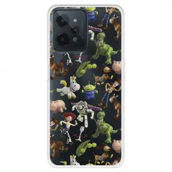 Funda Para Realme C31 Oficial De Disney Muñecos Toy Story Siluetas - Toy Story