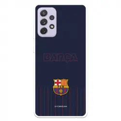 Funda Para Samsung Galaxy A72 5g Del Barcelona Barsa Fondo Azul - Licencia Oficial Fc Barcelona