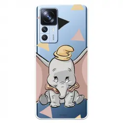 Funda Para Xiaomi 12t Oficial De Disney Dumbo Silueta Transparente - Dumbo