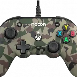 Mando - Nacon Pro Compact, Para Xbox y PC, Con Cable, Verde camuflaje