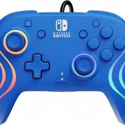 Mando - PDP Afterglow Wave Wired Controller, Para Nintendo Switch, Con cable, Azul