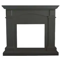 Marco De Chimenea Mdf Gris Oscuro Sined Cornice Camino Cetona
