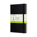 Notebook Moleskine clásico mediano liso tapa dura negro