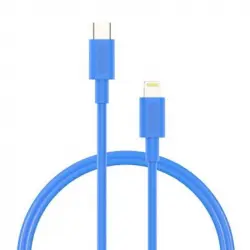 Nubbeh Elisium Cable USB-C a Lightning 1m 2A Azul