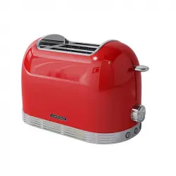 Schneider SCTO2R Tostadora Vintage 815W Roja