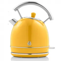 Swan Sk14630 Hervidor de Agua Retro 1.8L Amarillo