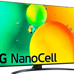 TV LED 55" - LG 55NANO766QA, UHD 4K, Procesador Inteligente α5 Gen5 AI Processor Smart TV, DVB-T2 (H.265), Azul Oscuro Ceniza