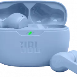 Auriculares True Wireless - JBL Wave Beam, 32 h de Autonomía, Carga rápida, Sonido ambiente, Azul