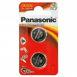 Bateria - Panasonic CR-2032EP/2B, Alcalino, 3V, Litio