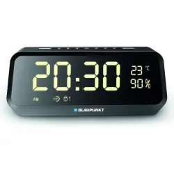 Blaupunkt BLP2400 Radio Despertador Digital Bluetooth/MicroSD/Aux-In 10W Negro