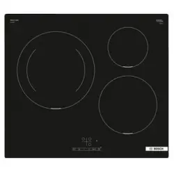 Bosch Placa De Inducción 60cm 3 Fuegos Negra - Pij611bb5e