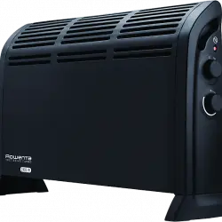 Calefactor - Rowenta Vectissimo CO3030 F1, 2400W, Temperatura y termostato regulable, Negro