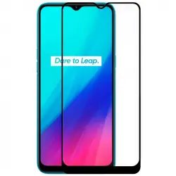 Cool Protector Pantalla Cristal Templado Full 3D Negro para Realme C3