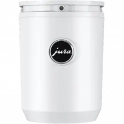 Espumador de leche - Jura Cool Control, 0.6 l, Tapa acero inoxidable, Blanco