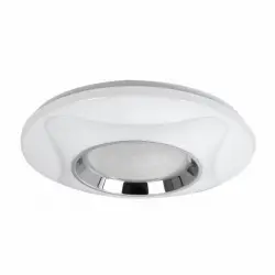Fabrilamp Plafón Montevideo 72w Cromo Intensidad Regulable