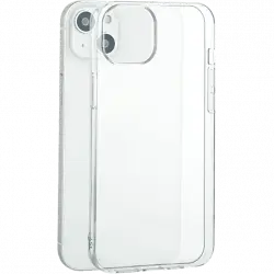Funda - ISY Clear ISC 1035, Para iPhone 15, Termoplástico, Salpicaduras, Impactos, Transparente