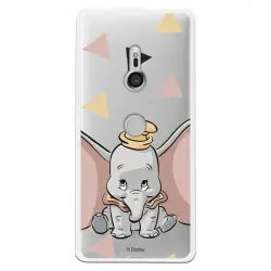 Funda Oficial Disney Dumbo Silueta Transparente Para Sony Xperia Xz3